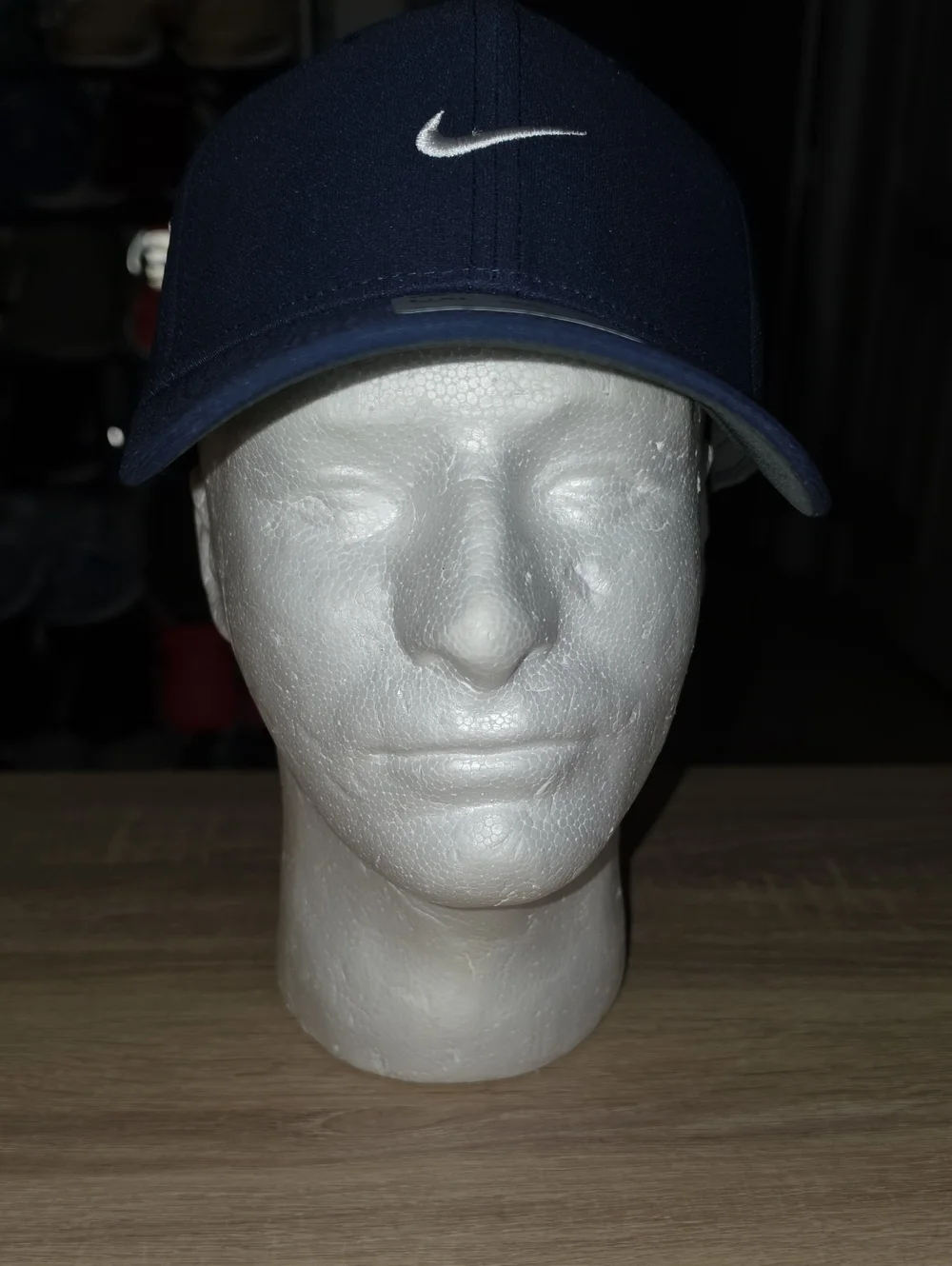 Nike Navy Baseball Cap with White Swoosh